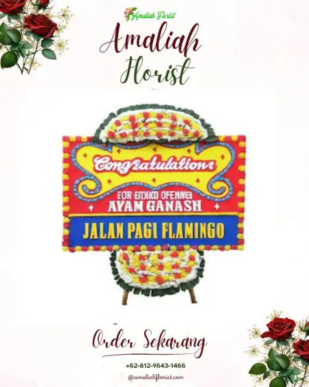 Sewa Papan Bunga Sangsit